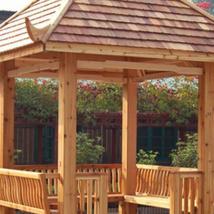 防腐木戶外涼亭碳化實(shí)木六角涼亭別墅涼亭園藝涼亭公園避風(fēng)雨涼亭