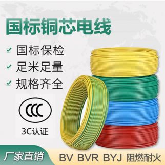 國網(wǎng)電纜 銅芯電線BV、BVR、BYJ、阻燃耐火